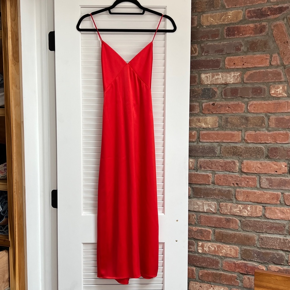 Alice & Olivia silk midi